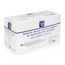 Seturi recoltare fluturasi luer lock 21g
